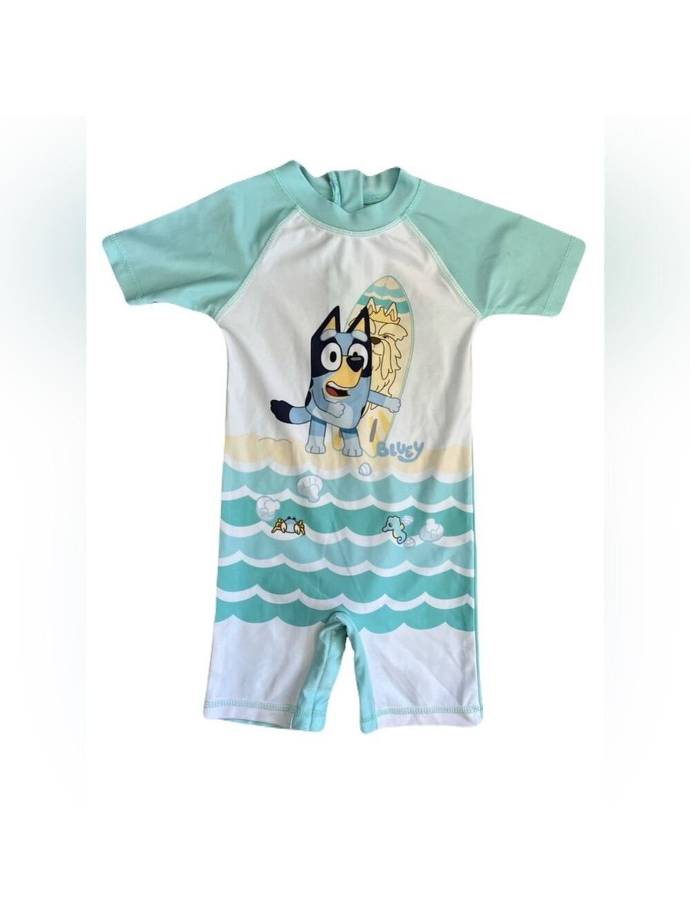 Bluey Kids Swim‎ Rashguard - Aqua